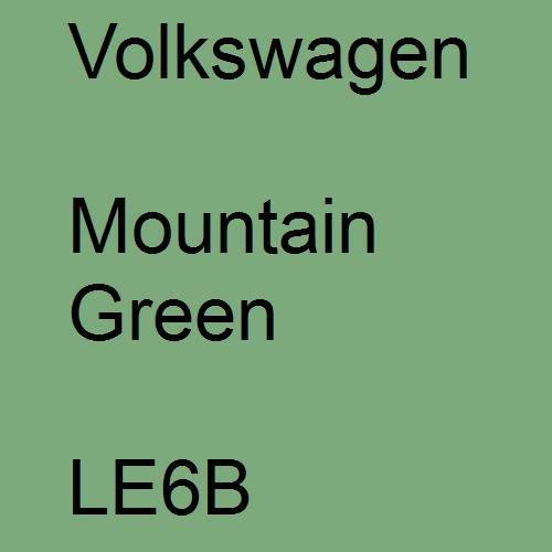 Volkswagen, Mountain Green, LE6B.